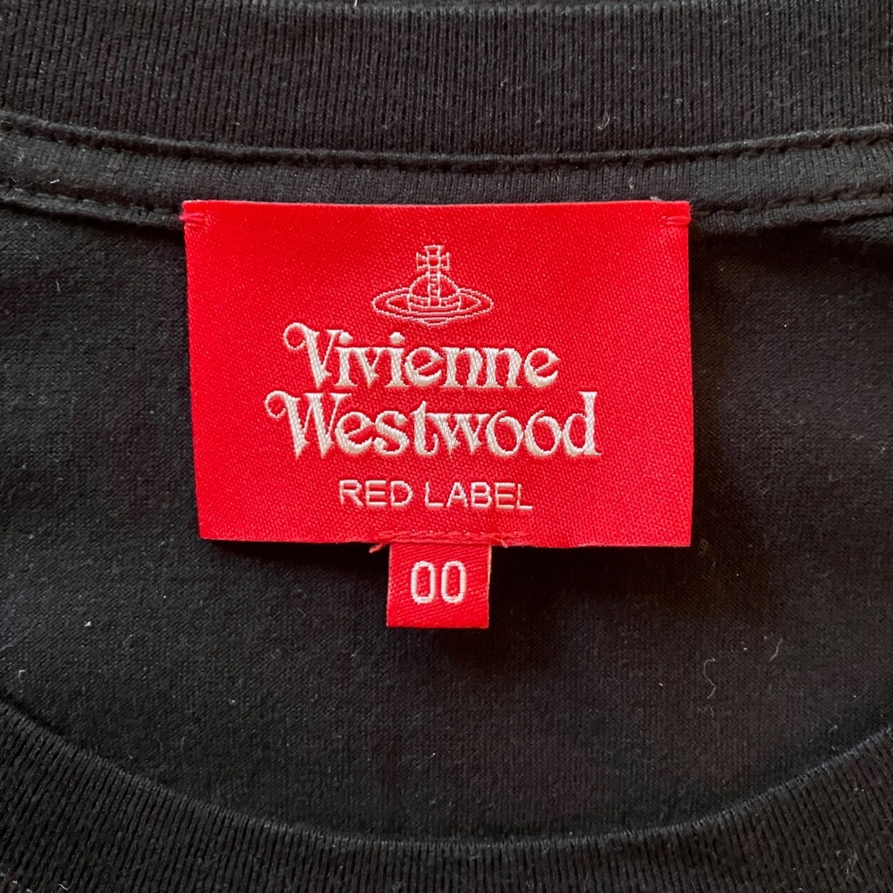 Vivienne Westwood Black T-Shirt Dress w/ Lamb L XL - Picture 6 of 7